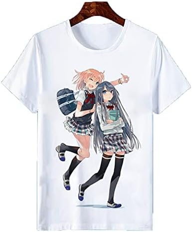 Amazon | やはり俺の青春ラブコメはまちがっている 雪ノ下雪乃 俺ガイル アニメ 漫画 学生 流行 Tシャツ メンズ レディース プリント  スポーツ 夏服 トップス 半袖 無地 通気性 ファッション ゆったり おもしろTシャツ | Tシャツ・カットソー 通販